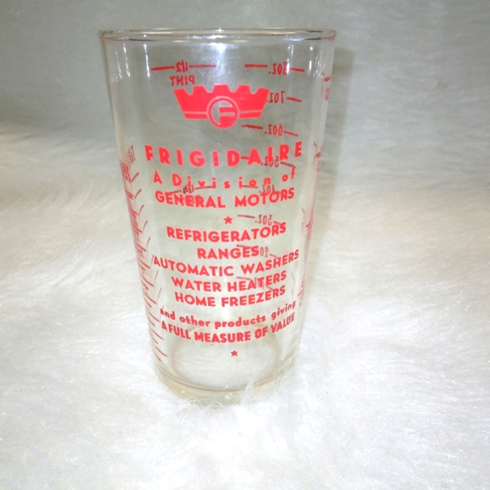 Frigidaire Vintage Measuring Glass